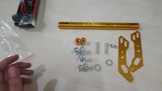 REVIEW palang plang stabilizer stang CNC universal NMAX SPION part2