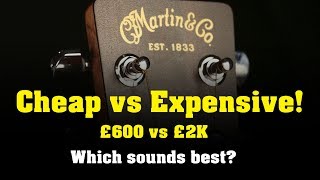 Cheap Martin vs Expensive Martin! Which Sounds Best?