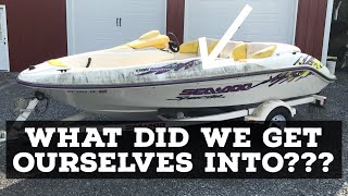 JET BOAT RESTORATION! Seadoo Speedster Part 1