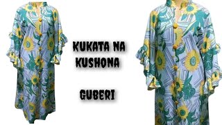 Jinsi ya Kukata na Kushona Guberi ya Mikono ya Solo,#@NaimaCreation #guberi