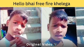 Hello Bhai khelega free fire meme template II Free fire khelega meme