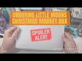 Unbox Little Moons Budgeting Christmas Market Box with me! #unboxing