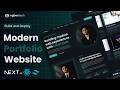 Build and Deploy a Modern Developer Portfolio Website | Next.js 16, Tailwind CSS & TypeScript