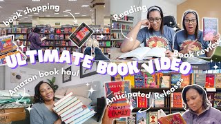 ULTIMATE BOOK VIDEO 📚Book Shopping, Amazon Book Haul + Reading Vlog & Book review! #booktube
