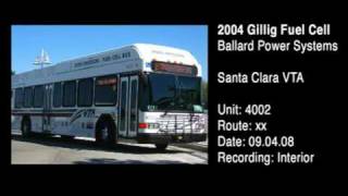 Santa Clara VTA 2004 Gillig Fuel Cell Bus Demonstrator