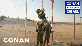 Conan Trains With The Women Of The Israel Defense Forces | CONAN on TBS