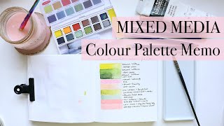Colour Palette Memo: Derwent Line and Wash Set | Swatches!
