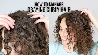 How to Manage Gray Curly Hair