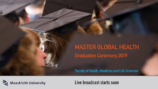 Graduation Ceremony Master Global Health 2019