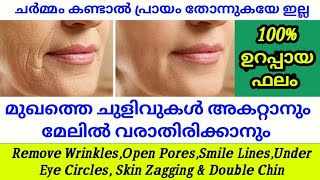 അറുപതിലും ചെറുപ്പമാകാം l Anti Aging Face Pack l Anti Aging Skin Care Malayalam l