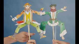 手作系列 – 紙偶動起來 DIY Crafts: Paper Puppet