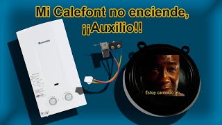 Reparación calefont Junker, no enciende ni da chispa.