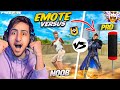 New Emotes Are Here😍🤣8 Vs 8 Noobs And Pros😱[A_s Gaming] - Free Fire India