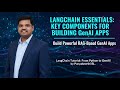 Key Components of LangChain with RAG for GenAI Apps | LangChain Tutorial: From Python to GenAI