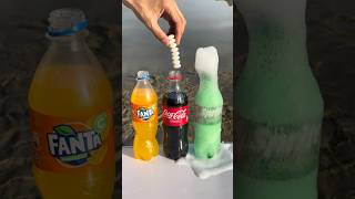 How Does Mentos React with Different Drinks?  #mentosexperiment #experiment #mentos  #colaandmentos