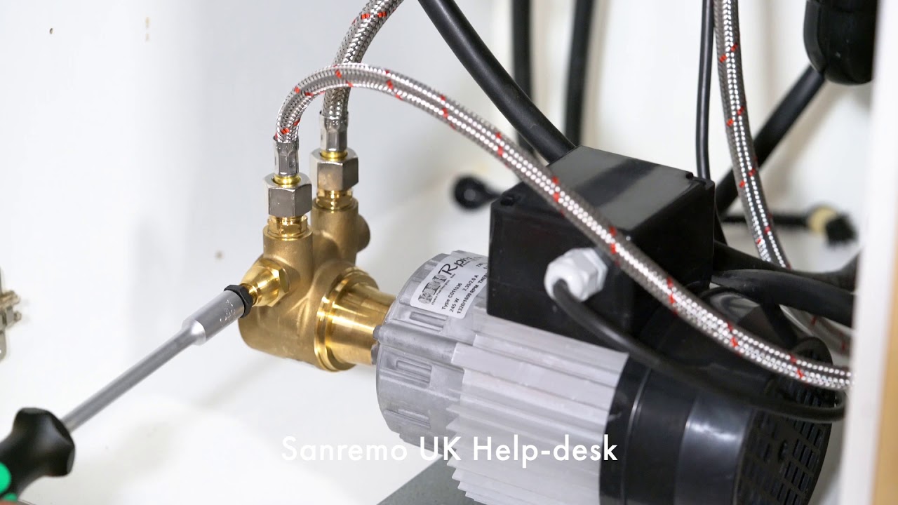 How To Adjust The Pump Pressure On A Sanremo Coffee Machine With An ...