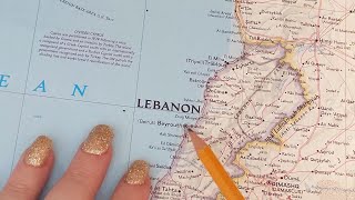 ASMR ~ Beirut, Lebanon History \u0026 Geography ~ Soft Spoken Map Tracing Google Earth