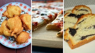 Uštipci, pizza i štrudla od ludog testa / Уштипци, пица и штрудла од лудог теста