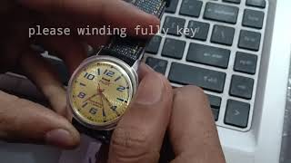 How to use hmt pilot 0231 hand winding watch ebayn