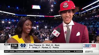 New Orleans Pelicans Select Jaxson Hayes with 8th Pick 2019 NBA Draft