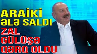 Prezident bu sözlərlə Araiki ələ saldı: Zal gülüşə qərq oldu- Media Turk TV