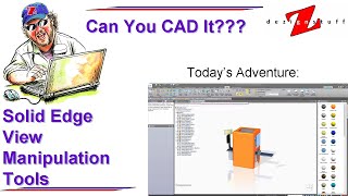 Using the View manipulation tools in Solid Edge parts and assemblies