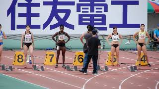 布勢スプリント2018　GP女子100ｍ決勝Ａ