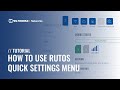 How to Use Teltonika Networks RutOS Quick Settings Menu