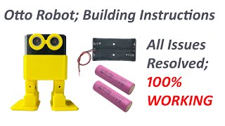 OTTO ROBOT Building Instruction | Bluetooth Controlled #OTTODIY#humanoidrobot#robotics#diy #arduino