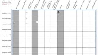 Progress Tracking Sheet Demonstration