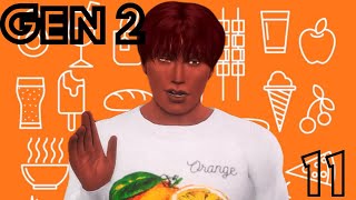 Gen 2 Begins! | Sims 4 Rainbow Sins Challenge | Gluttony #1