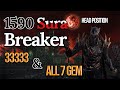 [Lost Ark]1590 Sura Breaker(33333 &  lvl 7 gems) - Akkan NM Gate 1-3