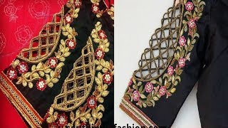 Cutwork Sleeve Blouse Designs 2019