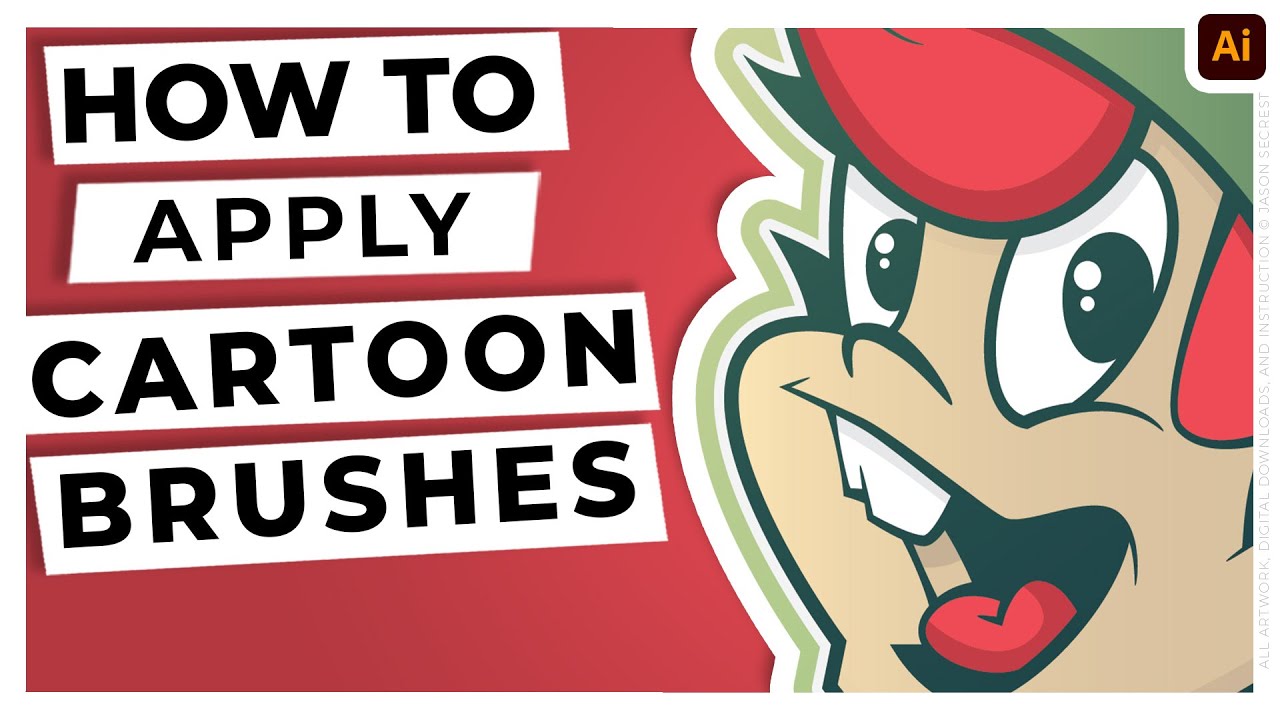 Adobe Illustrator Tutorial Applying Brushes Youtube