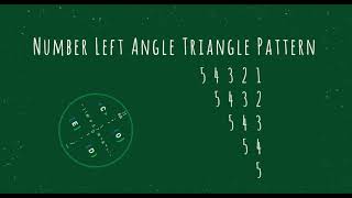 67 Number Left Angle Triangle Pattern without any pre-defined method using while loop in Python