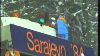 1984 Winter Olympics - 90 Meter Ski Jump Part 1