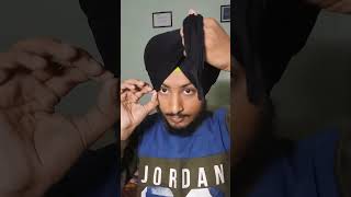 Patiala Shahi pagg || kalgi larh || Gurinder jagga ||#gurinderjagga #pagg #turban #shorts