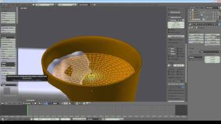 Blender 2.68 Tutorial - Bullet Physics and Fluid Simulation Interaction