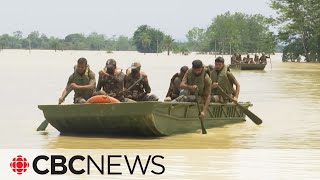 Days of heavy rain cause flooding in China, India, Bangladesh