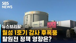 월성 1호기 감사 후폭풍…탈원전 정책 영향은? / SBS / 주영진의 뉴스브리핑