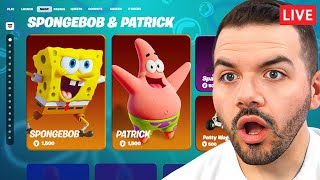 🔴 LIVE - FORTNITE X SPONGEBOB TODAY!
