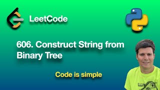 LeetCode 606 Construct String from Binary Tree | python