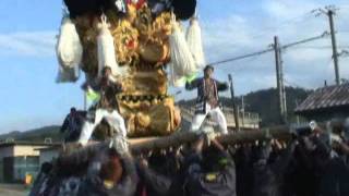 又野太鼓台　多喜浜駅前　2010　愛媛県　新居浜市　新居浜太鼓祭り