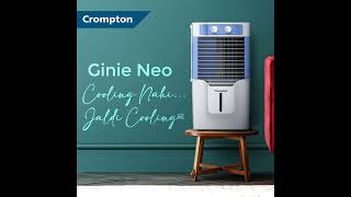 Crompton Ginie Neo Personal Air Cooler (10L) Review: Compact \u0026 Efficient Cooling!\