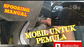 Spooring manual mobil carry futura || mudah untuk pemula