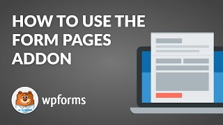 How to Use the Form Pages Addon by WPForms (Easy Landing Page!)