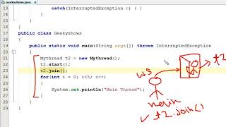 Example of Join ( ) Method in Java Programming (Hindi)