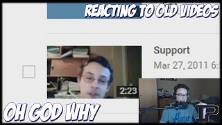 CRINGING SO HARD (Reacting to old videos)