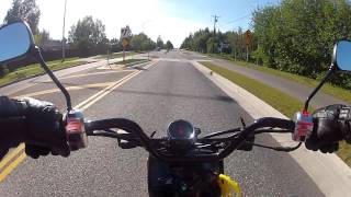 Honda Ruckus Scooter Ride Beautiful Sunny Day Anchorage Alaska GoPro 2 HD Camera