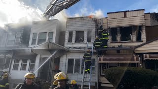 ⁴ᴷ City Of Philadelphia All Hand + Special Call | BOX: 57-15 | 57th \u0026 Chestnut | 9 Houses ￼On Fire